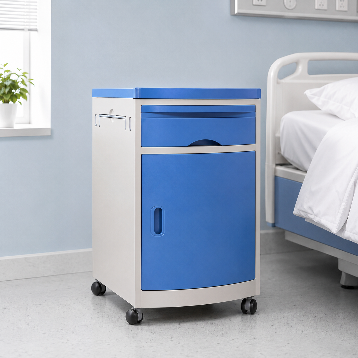 Hospital bedside locker