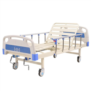 Patient bed with mattress