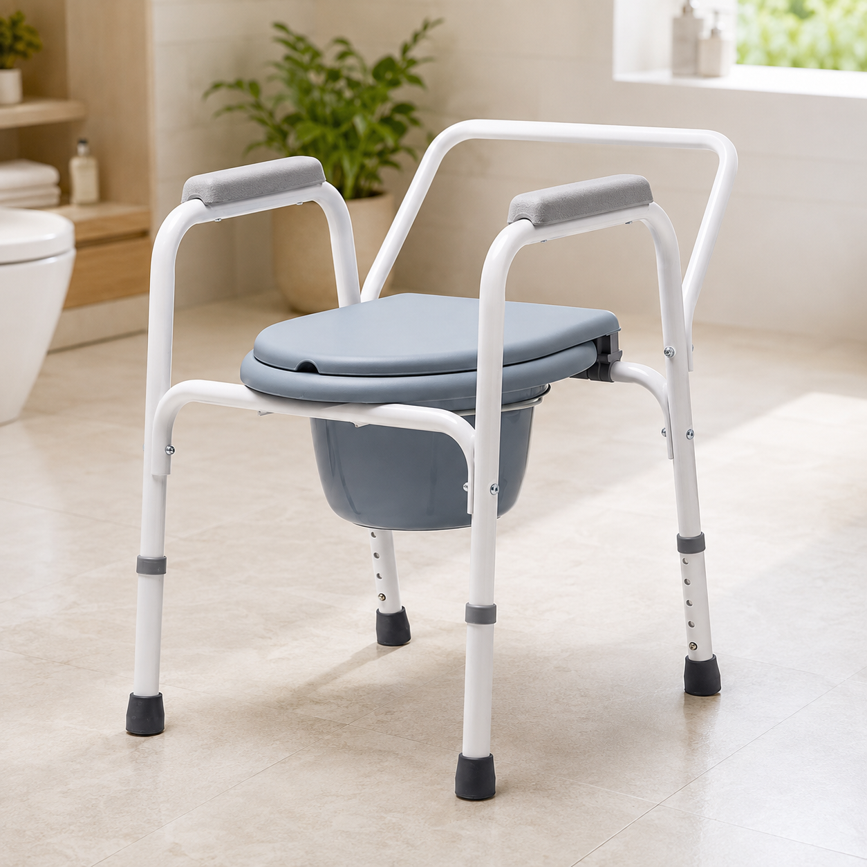 Height Adjustable Commode Chair in Kenya | Safe & Comfortable