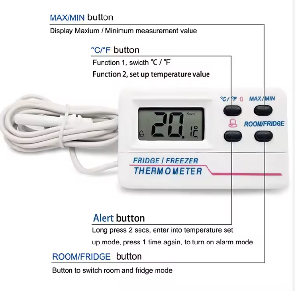 Digital Fridge Thermometer - Image 4