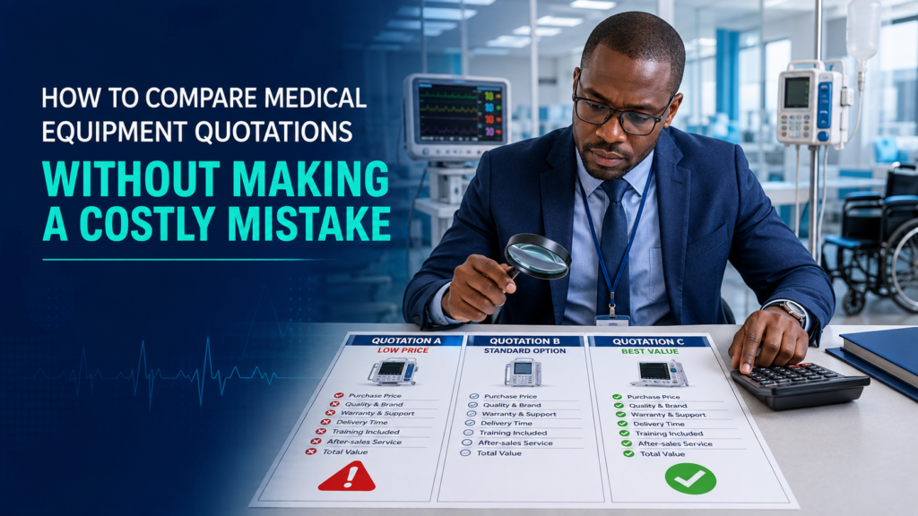 Compare Medical Equipment Quotations